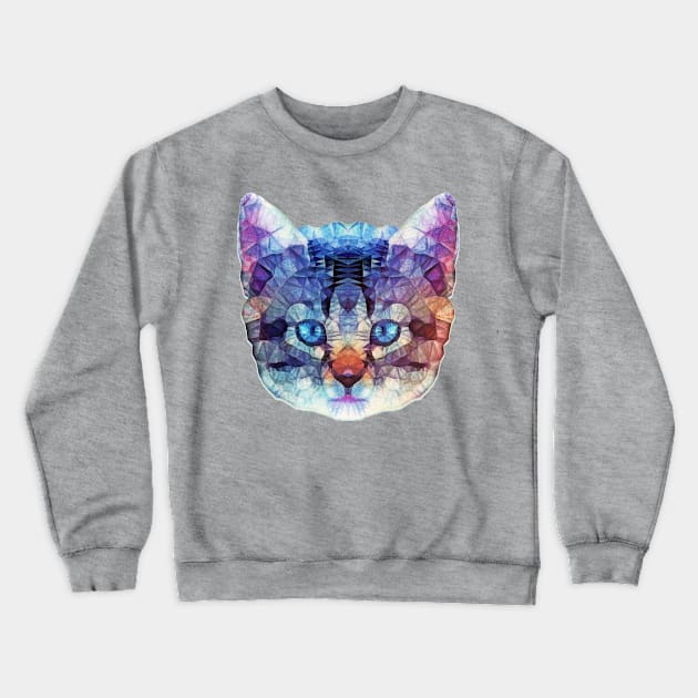 cute kitten Crewneck Sweatshirt by Ancello